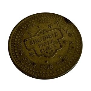 Vintage Showbiz Pizza Place Token Coin Come For The Pizza Stay For The Fun‎ Play